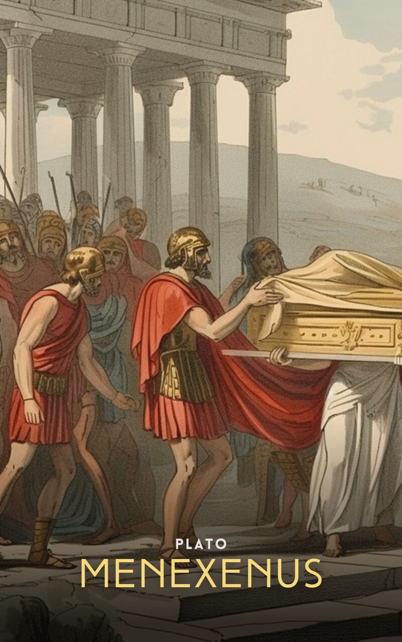 Cover of Menexenus by Plato