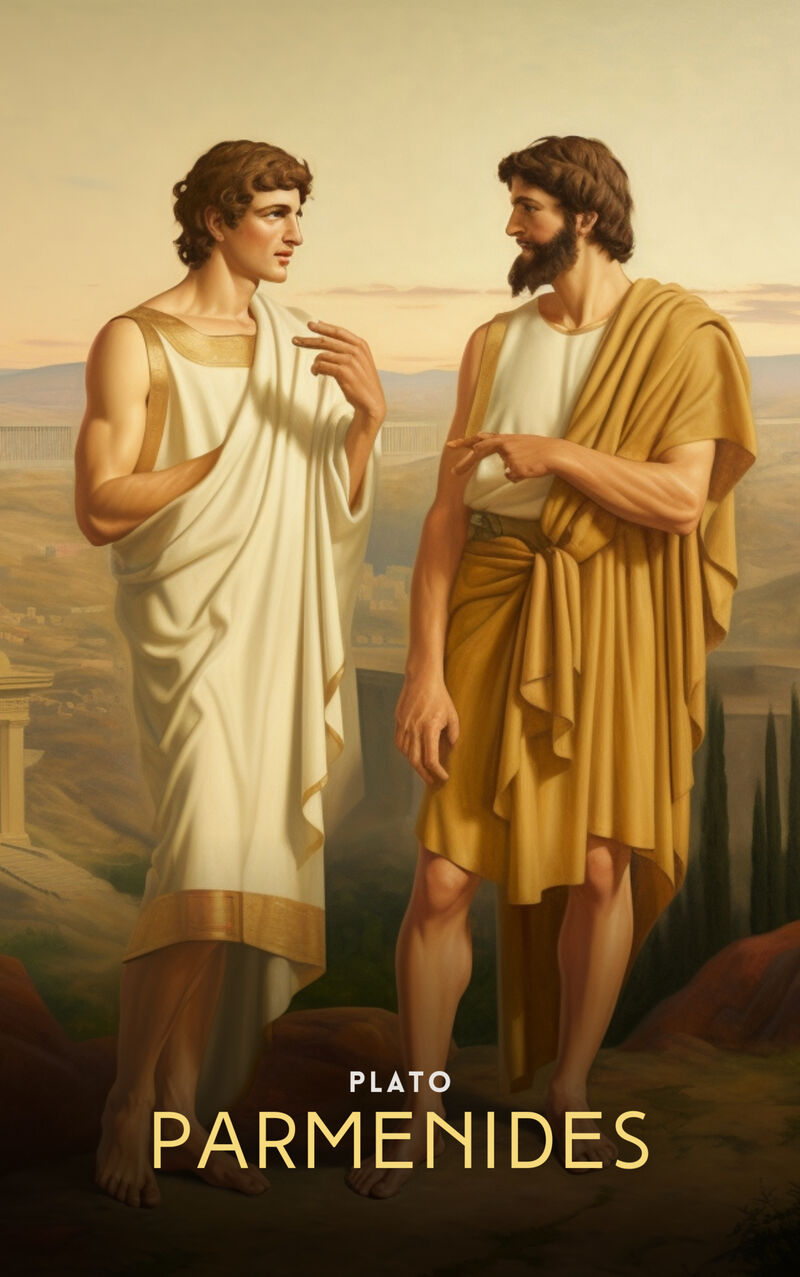 Cover of Parmenides by Plato