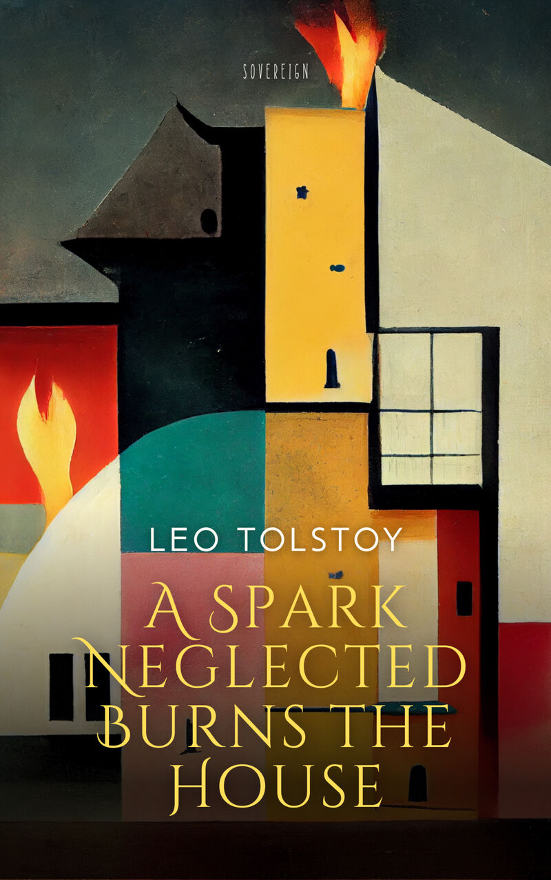 Cover of A Spark Neglected Burns the House by Leo Tolstoy