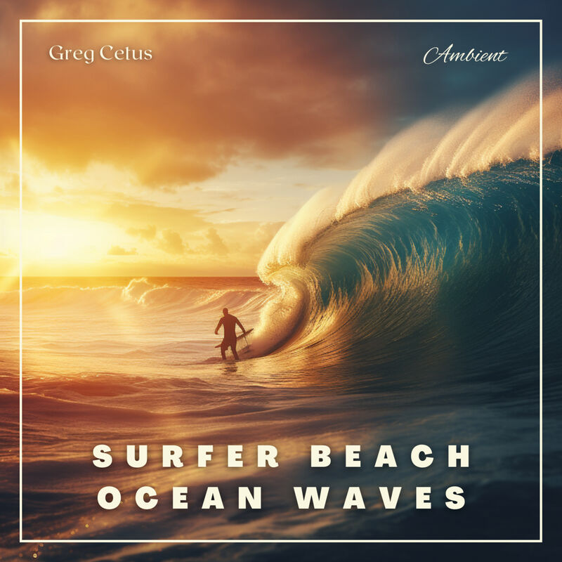 Cover of Surfer Beach Ocean Waves: For Peace and Regeneration by Greg Cetus