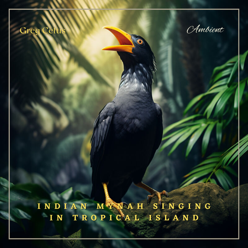 Cover of Indian Mynah Singing in Tropical Island by Greg Cetus