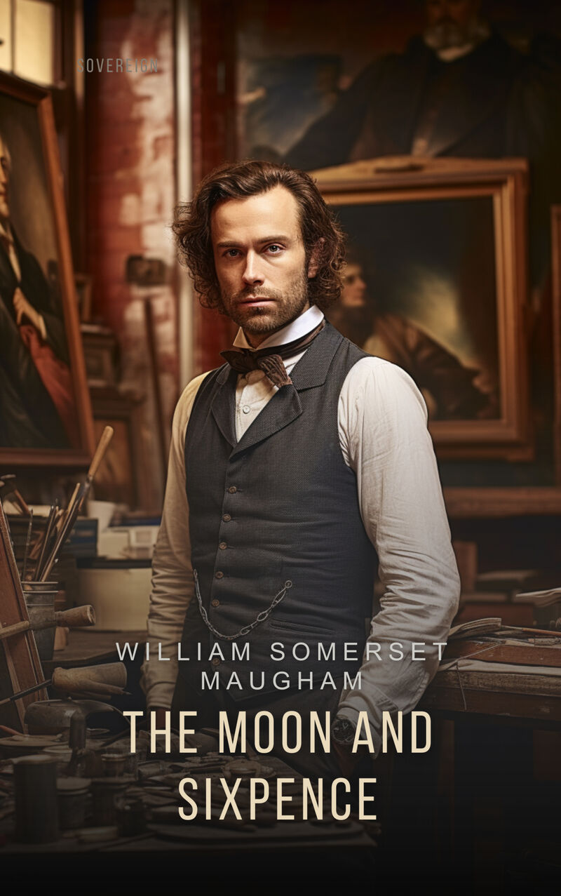 Cover of The Moon and Sixpence by William Somerset Maugham