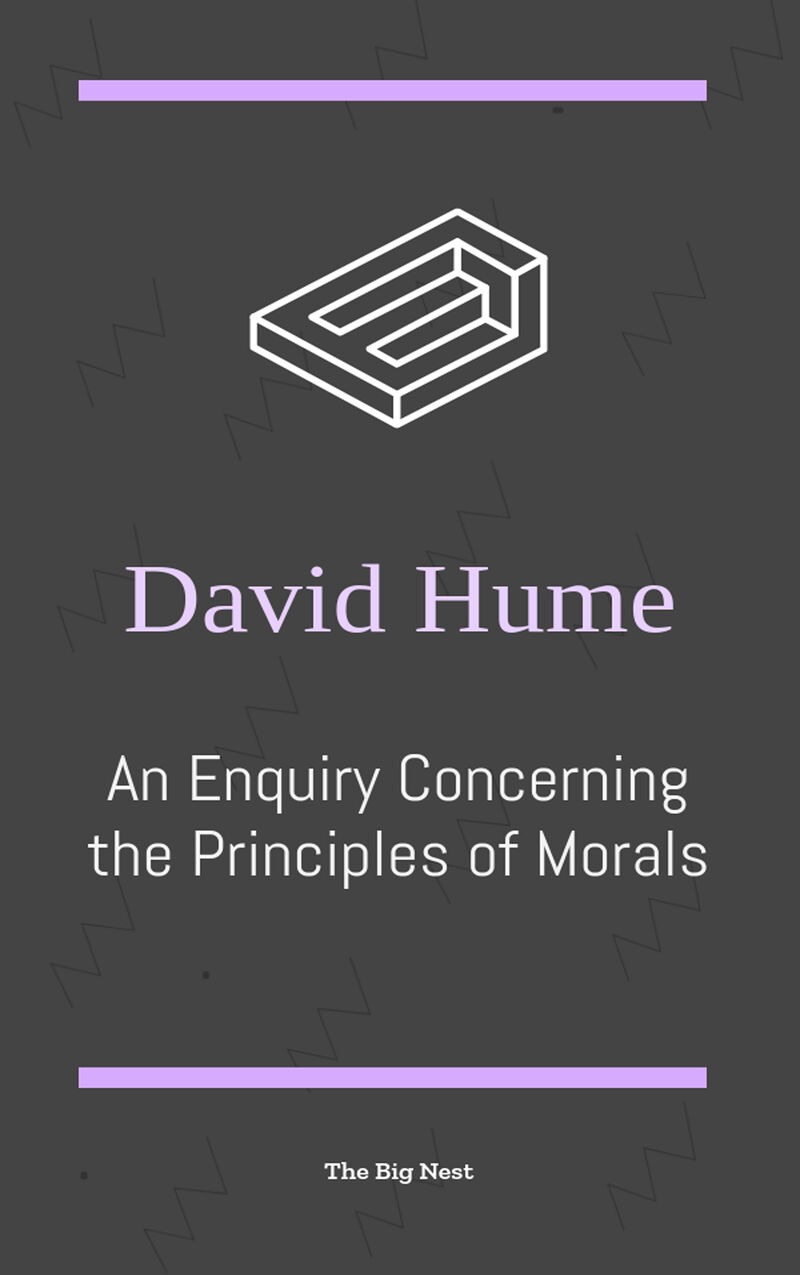Cover of An Enquiry Concerning the Principles of Morals by David Hume