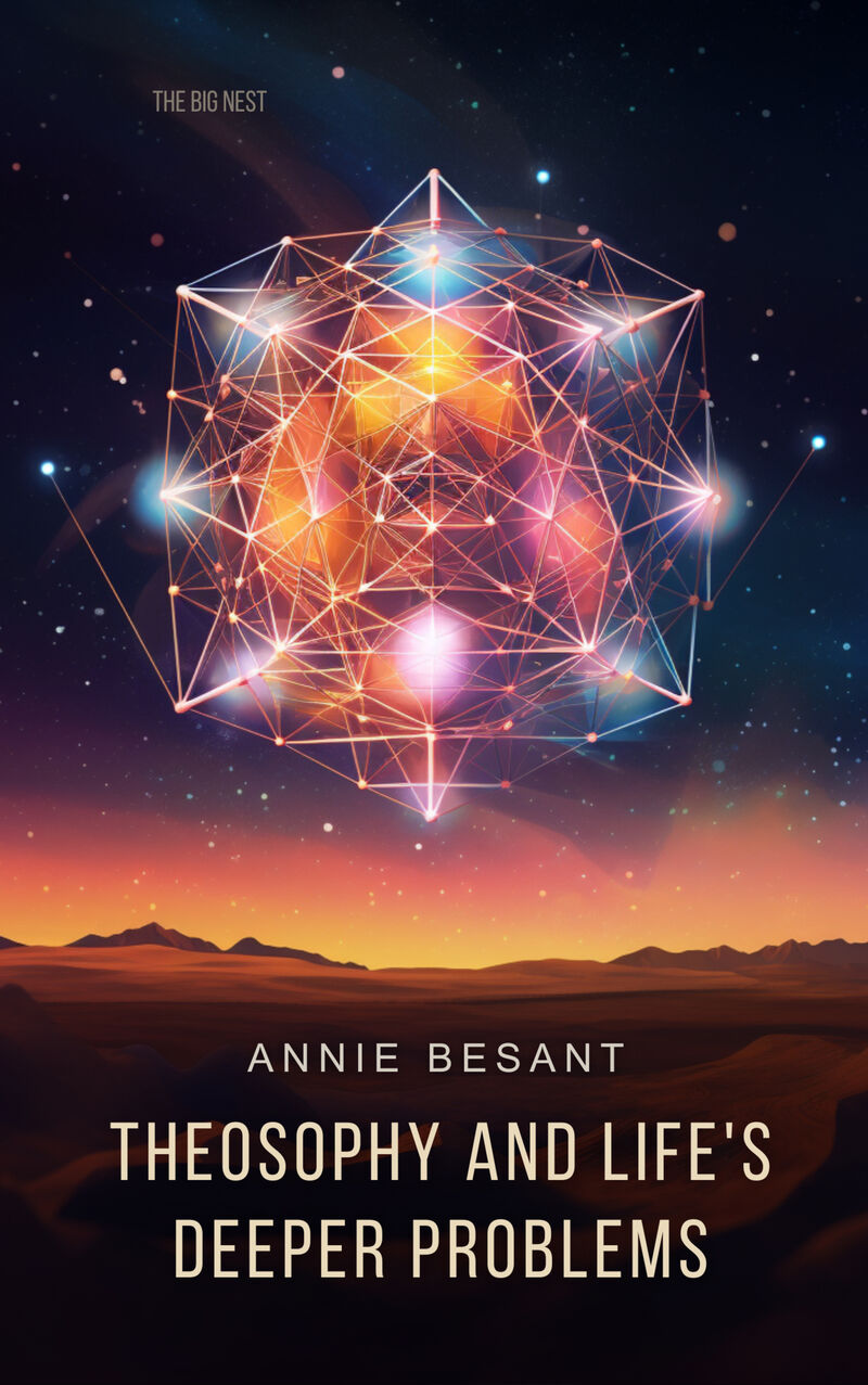 Cover of Theosophy and Life's Deeper Problems by Annie Besant