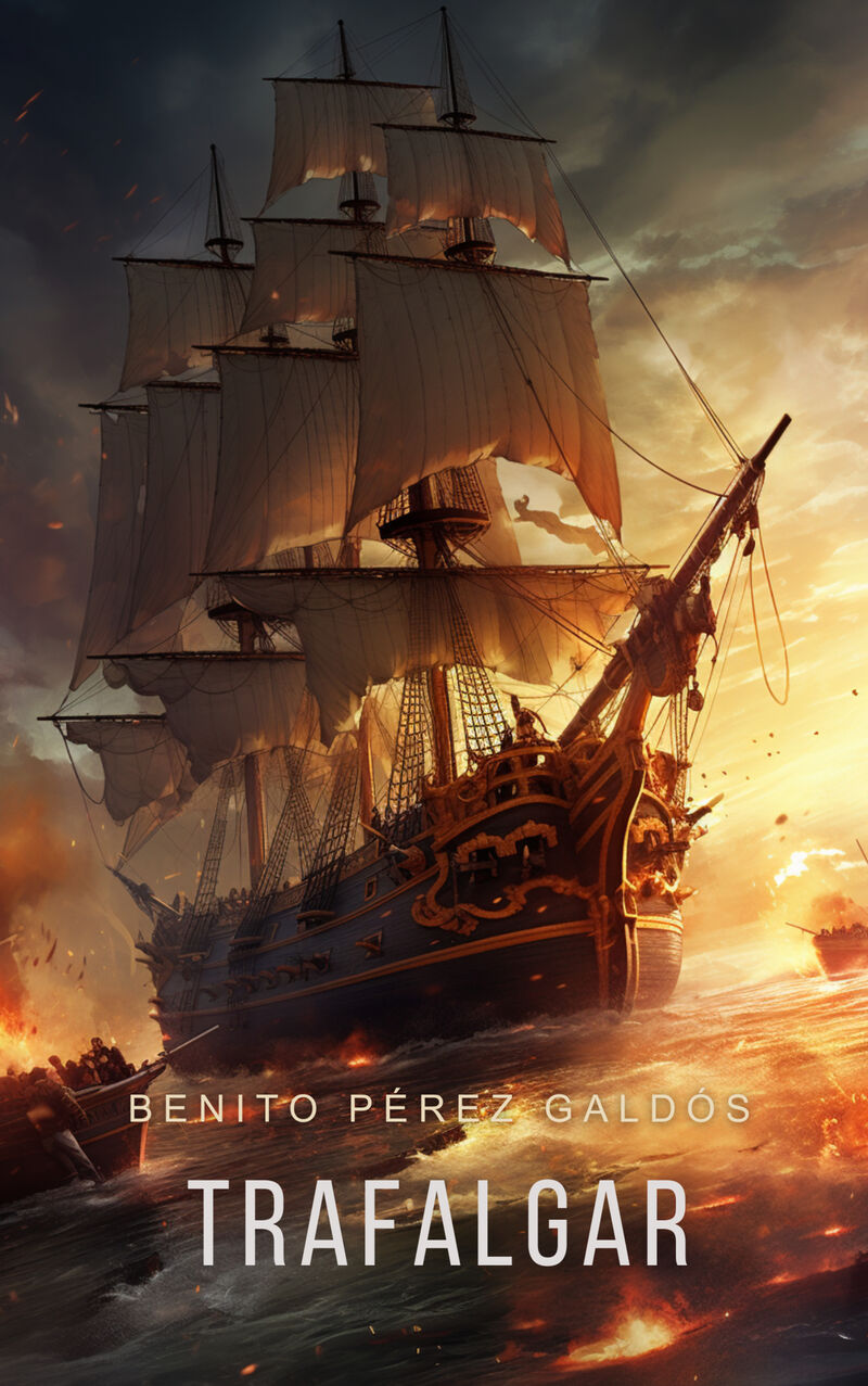 Cover of Trafalgar by Benito Pérez Galdós