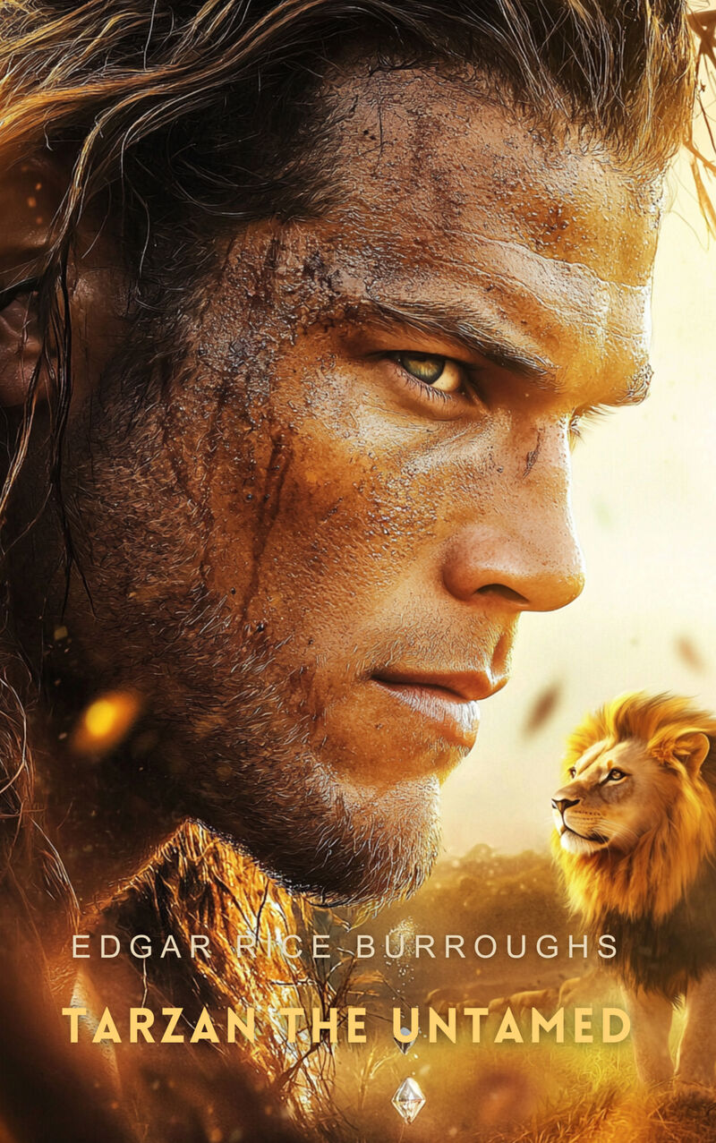 Cover of Tarzan the Untamed by Edgar Rice Burroughs