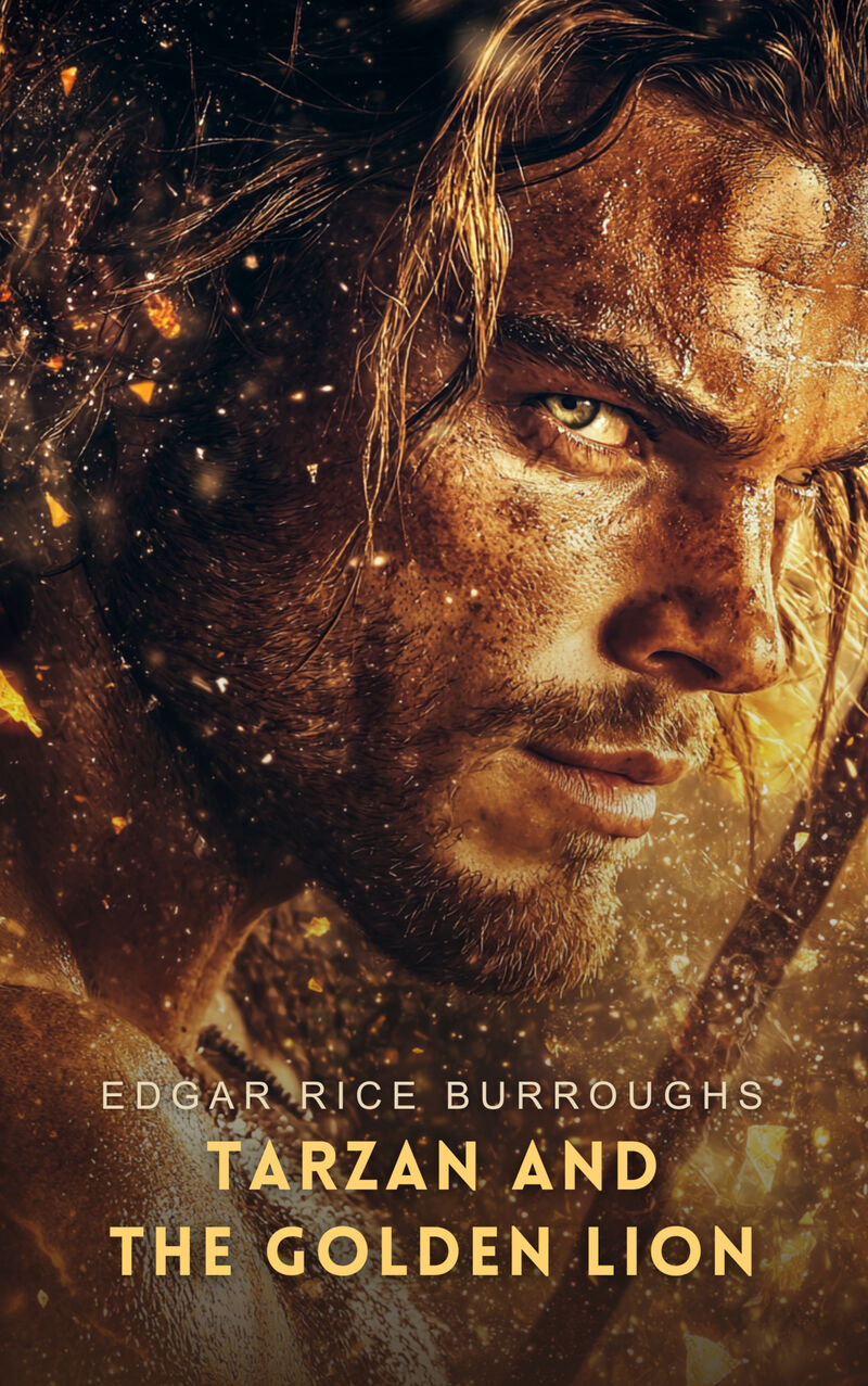 Cover of Tarzan and the Golden Lion by Edgar Rice Burroughs