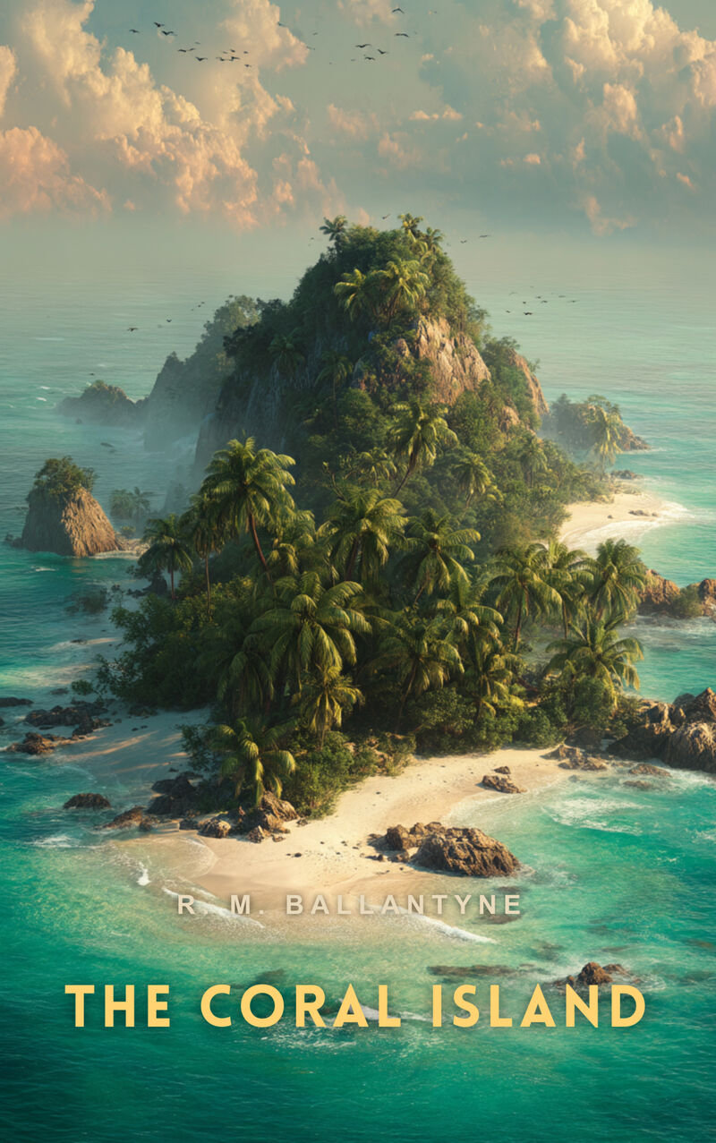 Cover of The Coral Island: A Tale of the Pacific Ocean by R. M. Ballantyne