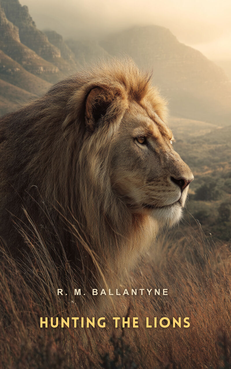 Cover of Hunting the Lions by R. M. Ballantyne