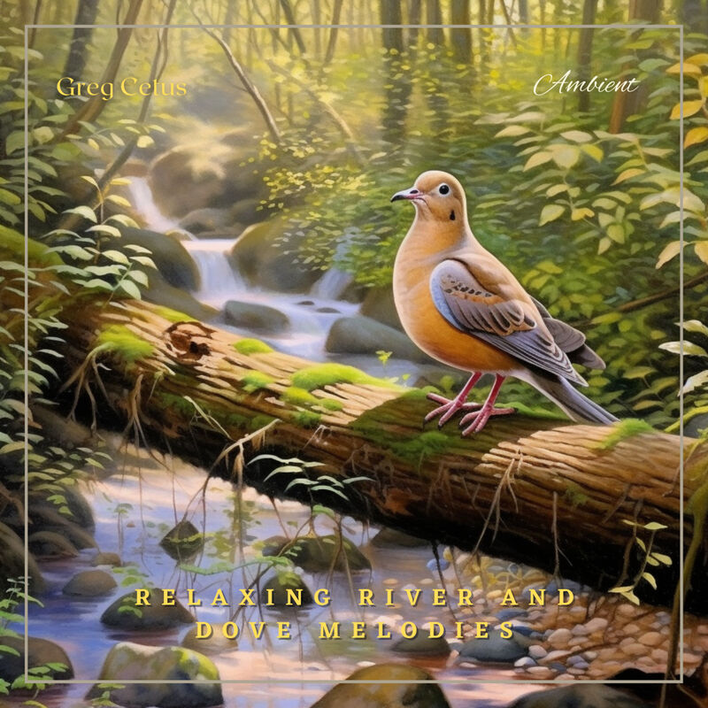 Cover of Relaxing River and Dove Melodies: Californian Woodland Ambiance by Greg Cetus