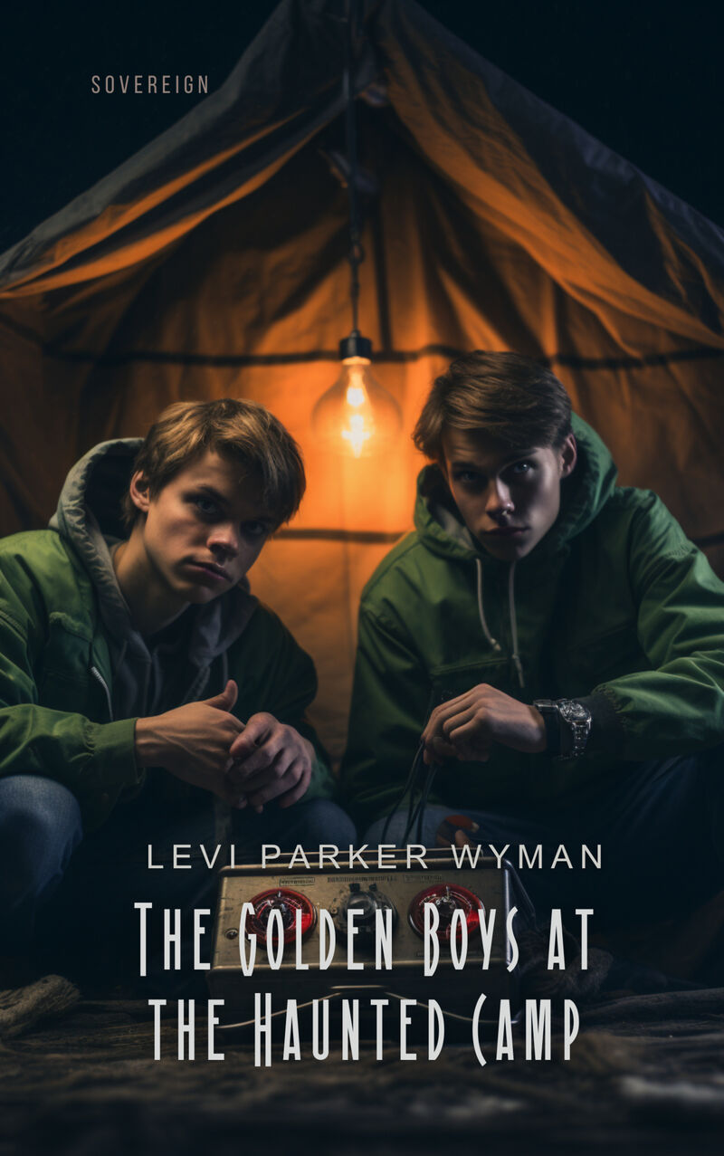 Cover of The Golden Boys at the Haunted Camp by Levi Parker Wyman