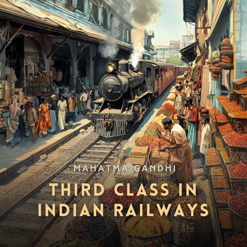 Cover of Third class in Indian railways by Mahatma Gandhi