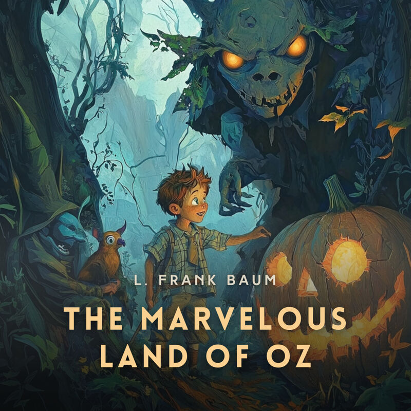 Cover of The Marvelous Land of Oz by L. Frank Baum