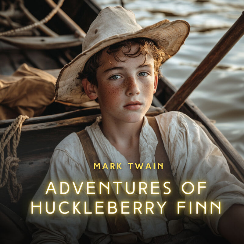 Cover of Adventures of Huckleberry Finn by Mark Twain