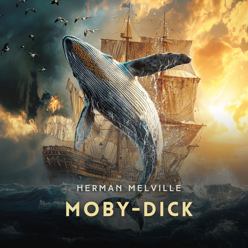 Cover of Moby-Dick: The Whale by Herman Melville