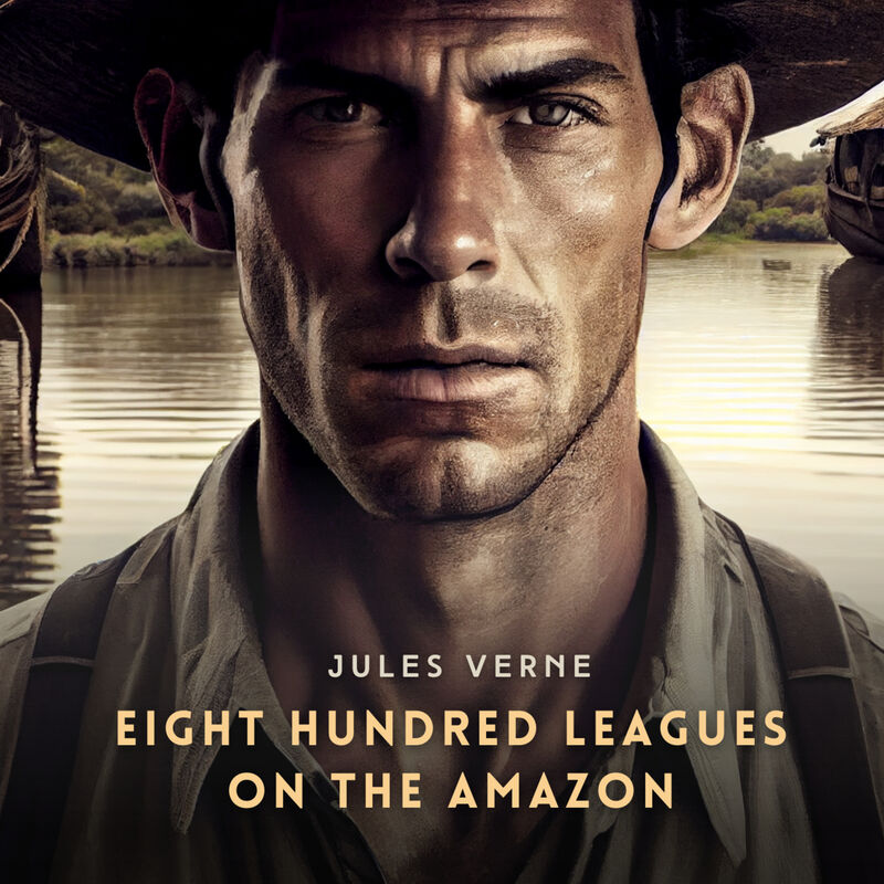 Cover of Eight Hundred Leagues on the Amazon by Jules Verne