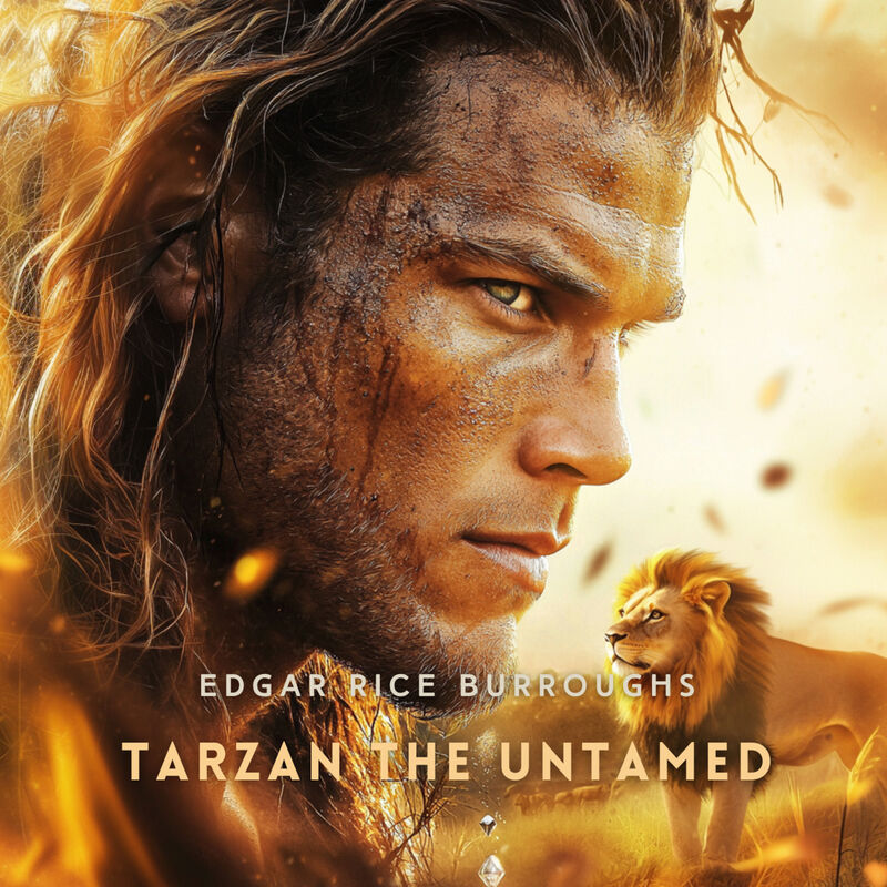 Cover of Tarzan the Untamed by Edgar Rice Burroughs