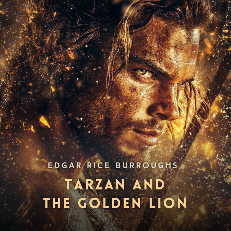 Cover of Tarzan and the Golden Lion by Edgar Rice Burroughs