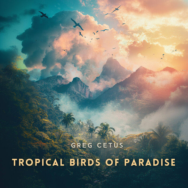 Cover of Tropical Birds of Paradise: Nature's Soundtrack for Focus and Calm by Greg Cetus