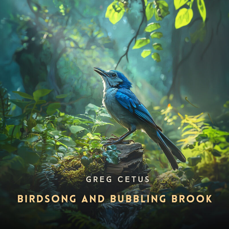 Cover of Birdsong and Bubbling Brook: Nature's Soundscape for Holistic Living by Greg Cetus