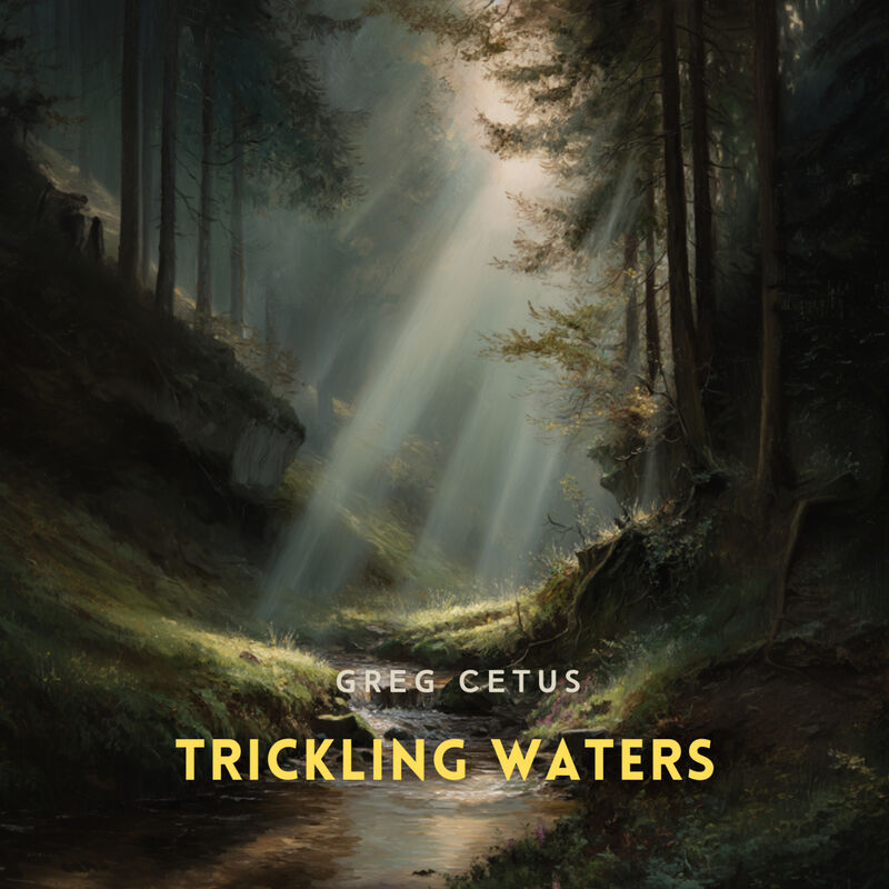 Cover of Trickling Waters: Gentle Stream Sounds in a Quiet Conifer Forest by Greg Cetus