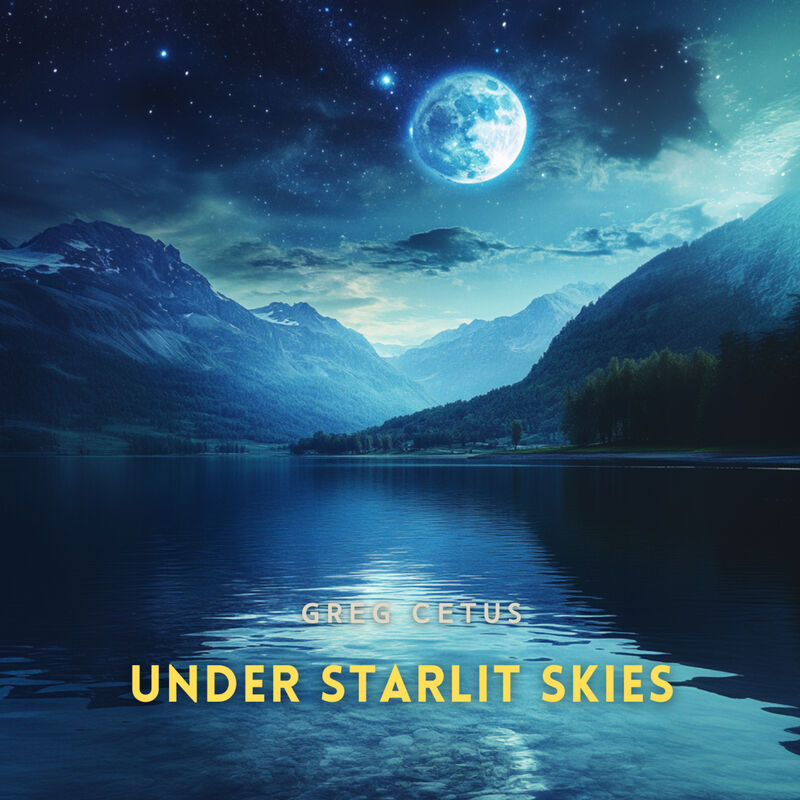 Cover of Under Starlit Skies: The Song of Crickets and Night time Waters by Greg Cetus