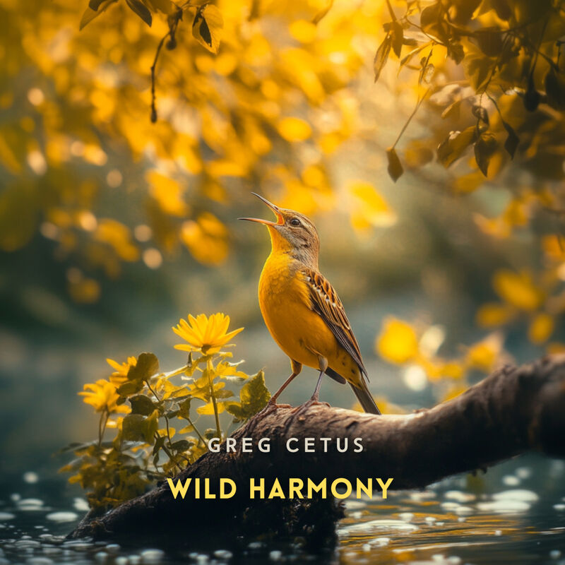 Cover of Wild Harmony: Meadowlark Chant Amidst a Thundering River in the Woods by Greg Cetus