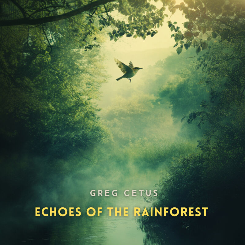 Cover of Echoes of the Rainforest: A Symphony of Birds and Flowing Water by Greg Cetus