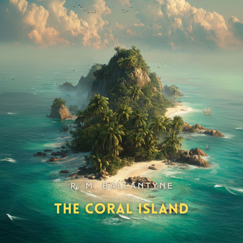Cover of The Coral Island: A Tale of the Pacific Ocean by R. M. Ballantyne
