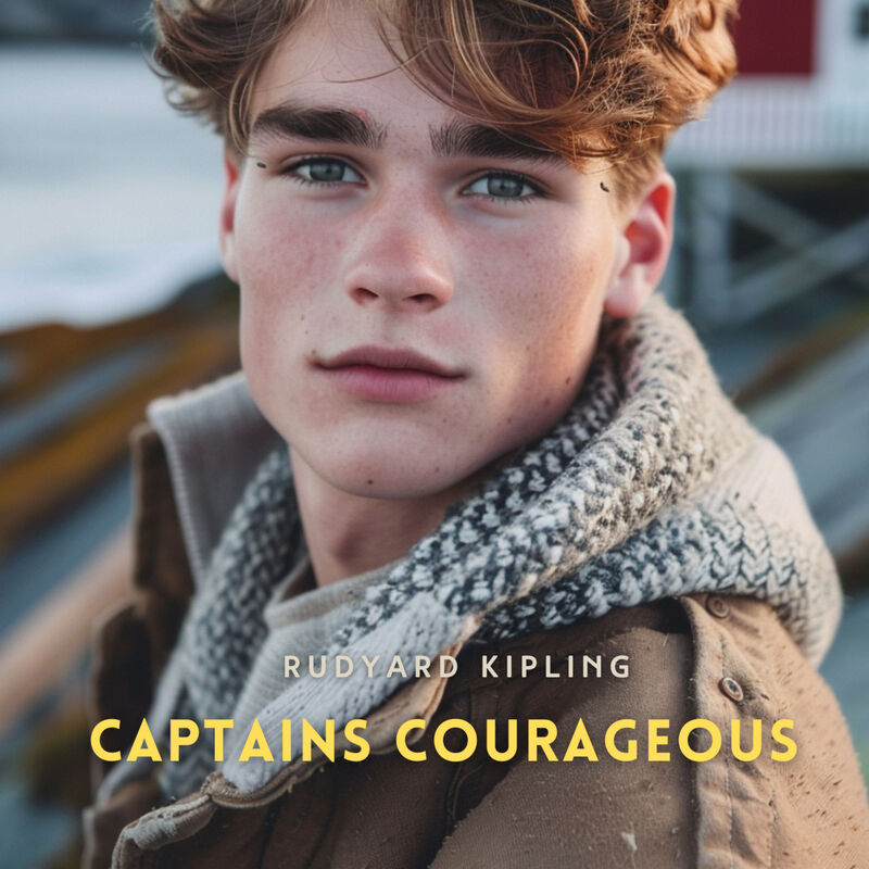 Cover of Captains Courageous by Rudyard Kipling