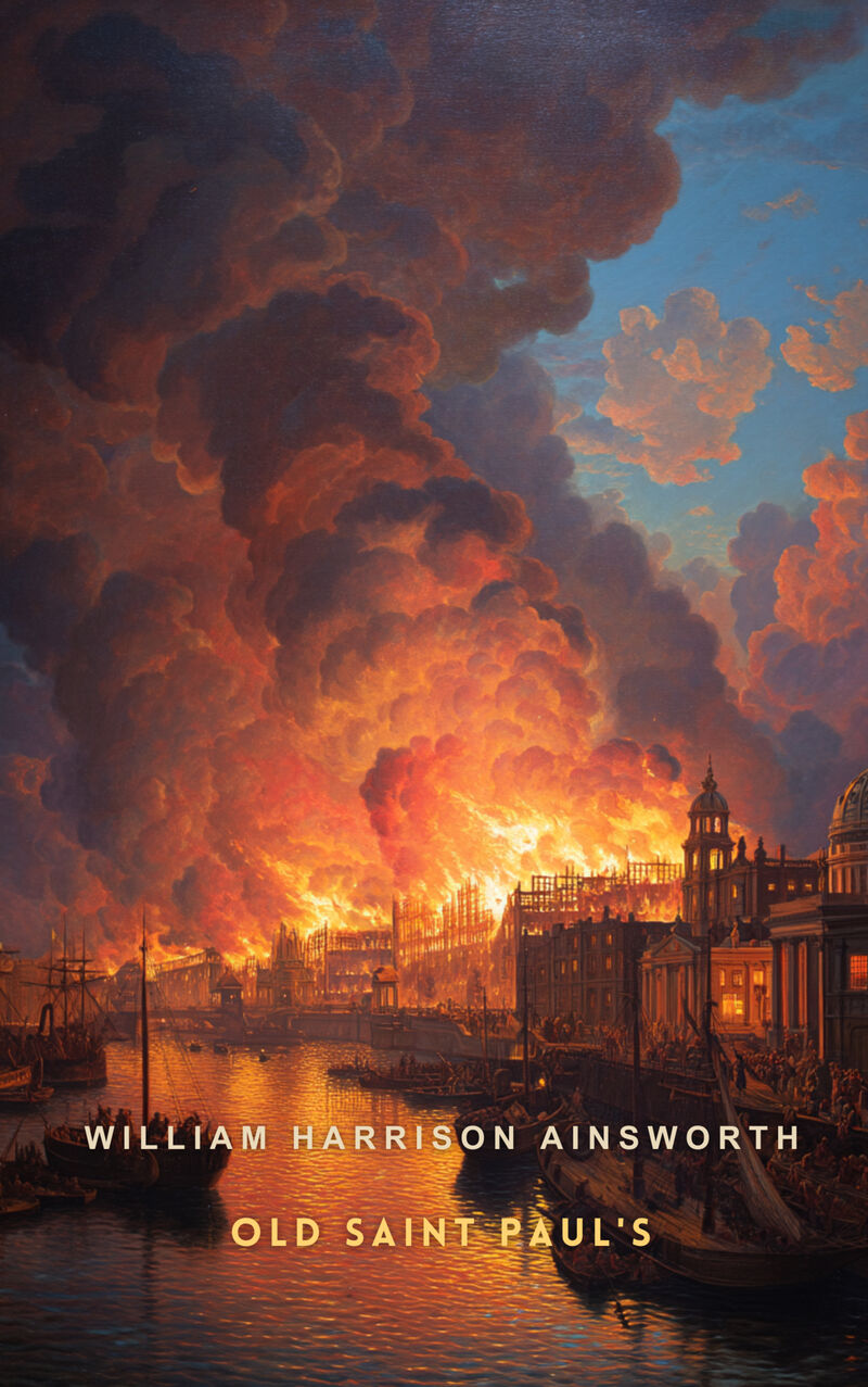 Cover of Old Saint Paul's Volume 3: A Tale of the Plague and the Fire by William Harrison Ainsworth