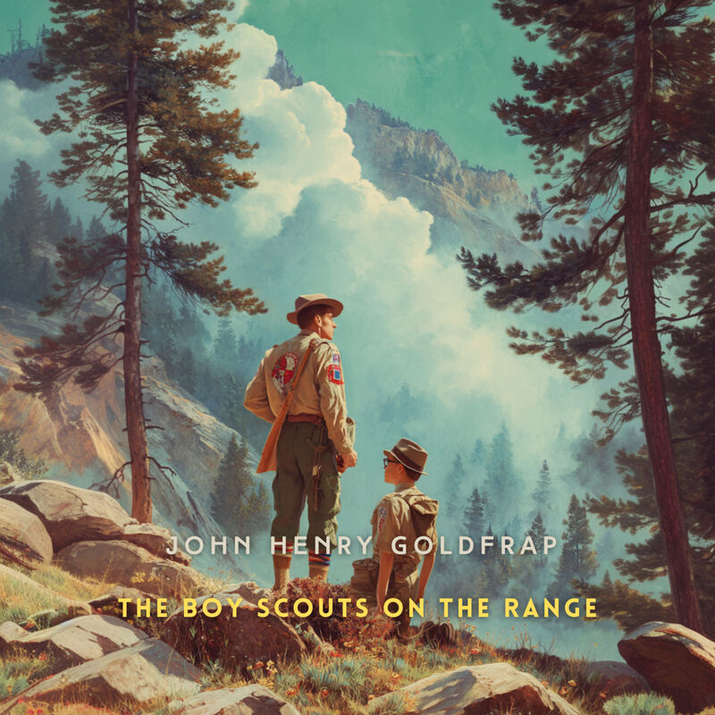 Cover of The Boy Scouts on the Range by John Henry Goldfrap