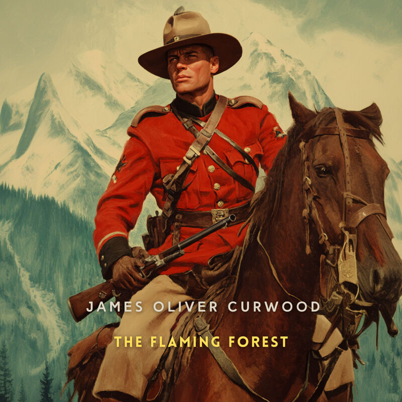 Cover of The Flaming Forest by James Oliver Curwood
