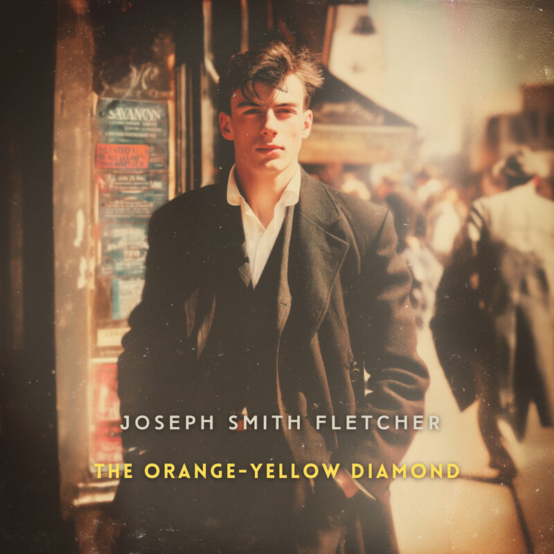 Cover of The Orange-Yellow Diamond by Joseph Smith Fletcher