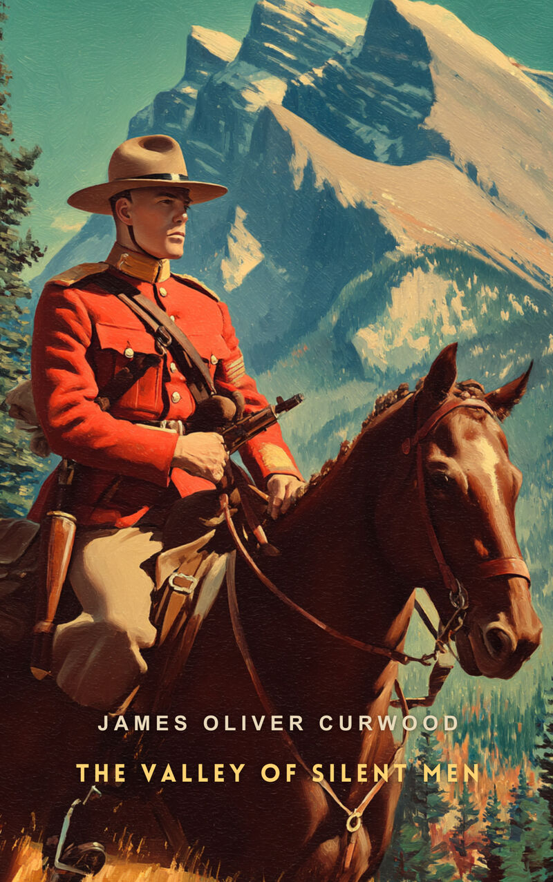 Cover of The Valley of Silent Men: A Story of the Three River Country by James Oliver Curwood