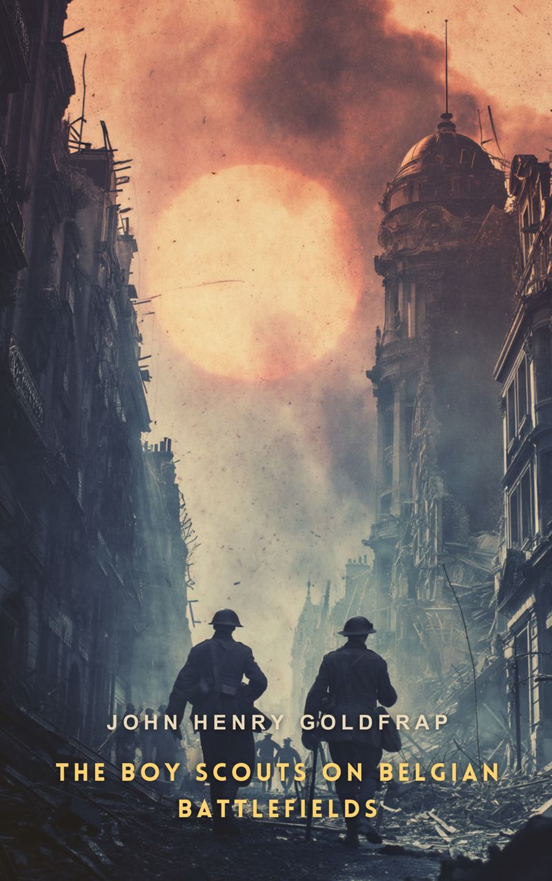Cover of The Boy Scouts on Belgian Battlefields by John Henry Goldfrap
