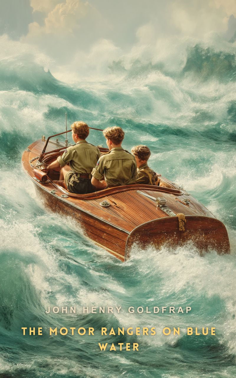 Cover of The Motor Rangers on Blue Water: The Secret of the Derelict by John Henry Goldfrap