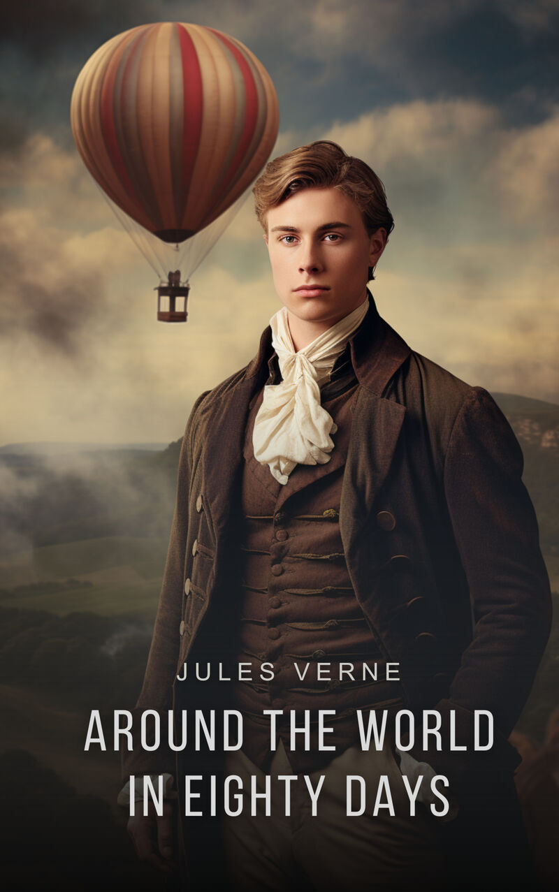 Cover of Around The World in Eighty Days by Jules Verne