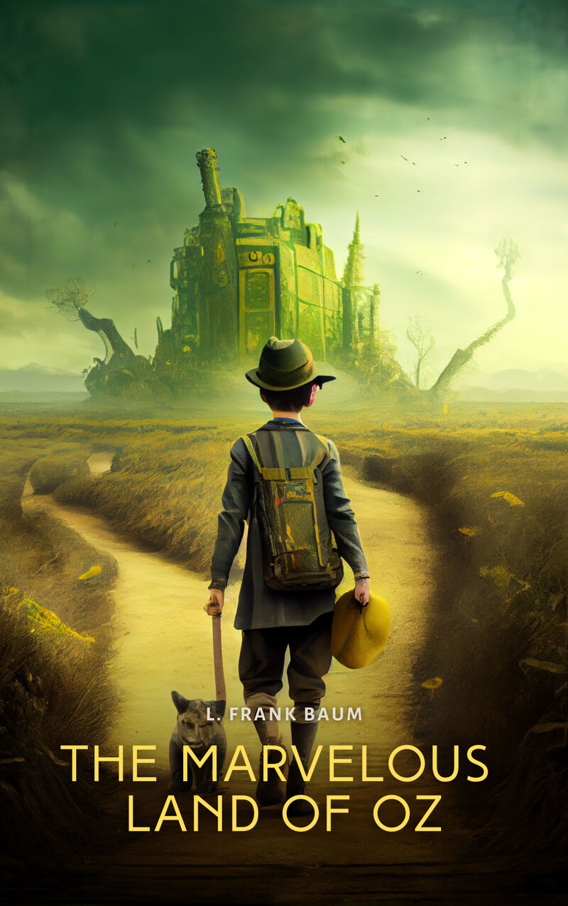 Cover of The Marvelous Land of Oz by L. Frank Baum
