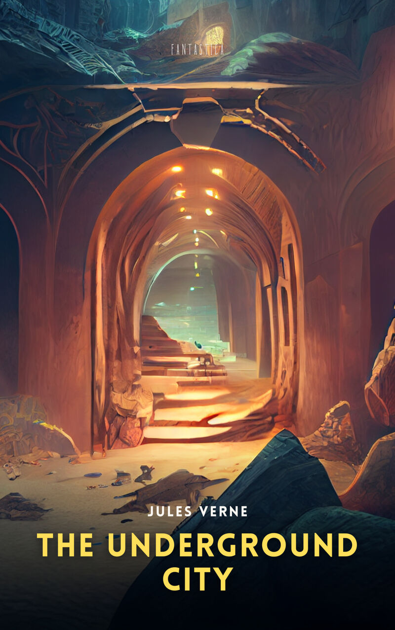 Cover of The Underground City: The Black Indies by Jules Verne