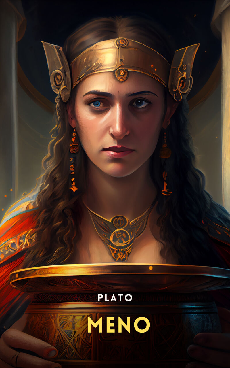 Cover of Meno by Plato